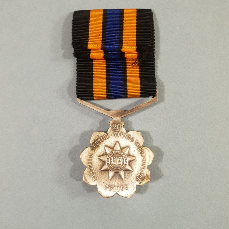 BOPHUTATSWANA AFRIQUE DU SUD MEDAILLE DE LA POLICE BONS ET LOYAUX SERVICES FAITHFUL SERVICE POLICE SOUTH AFRICA MEDAL °