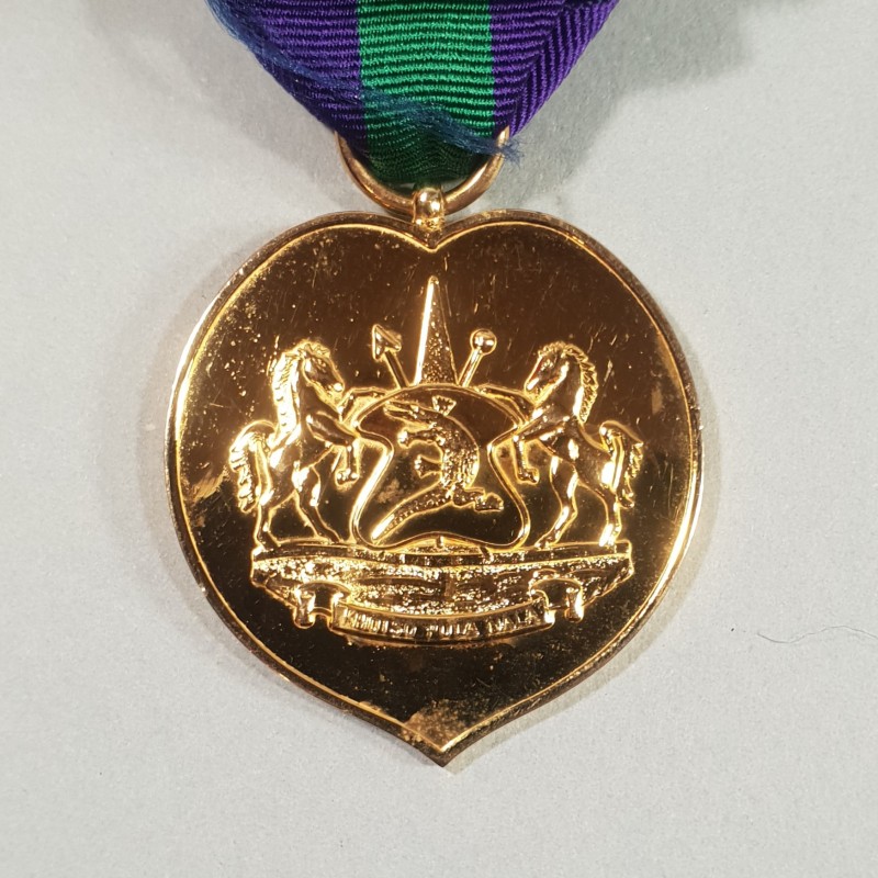 LESOTHO AFRIQUE DU SUD MEDAILLE DU COURAGE DES FORCES DE DEFENSE GALLANTRY SOUTH AFRICA MEDAL °