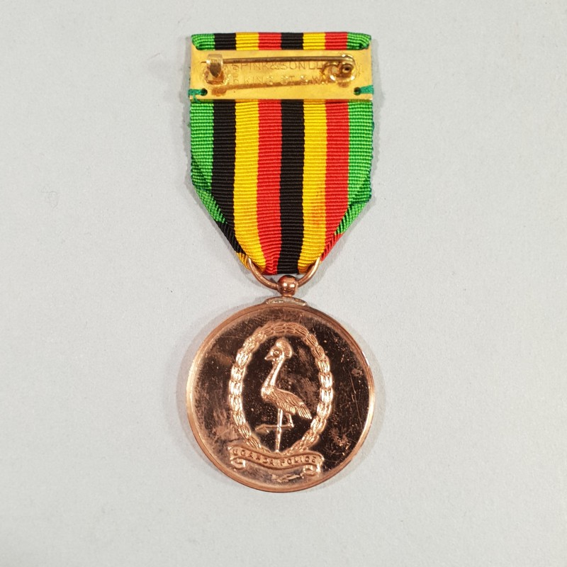 OUGANDA AFRIQUE DU SUD MEDAILLE DES FORCES DE POLICE SERVICE EXEPTIONNEL MERITORIOUS SERVICE SOUTH AFRICA UGANDA MEDAL °