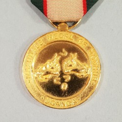 OUGANDA AFRIQUE DU SUD MEDAILLE DES VOLONTAIRES CIVILS NALUBALE MECDAILLE D'HONEUR SOUTH AFRICA UGANDA MEDAL °