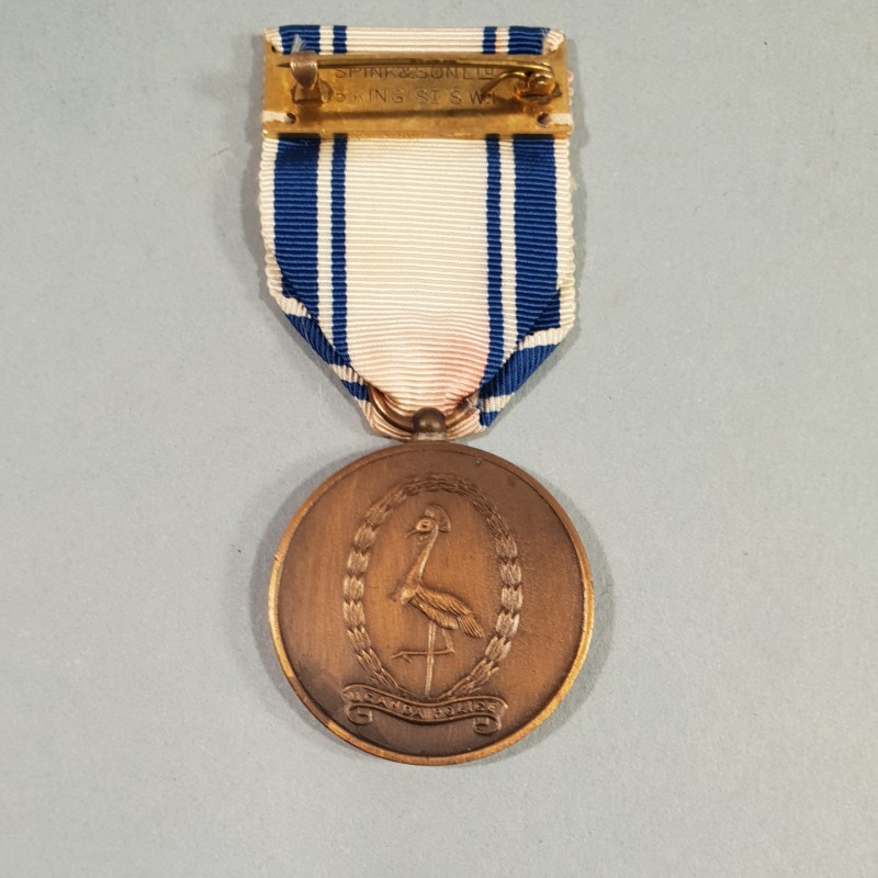 OUGANDA AFRIQUE DU SUD MEDAILLE DES FORCES DE POLICE SERVICE SPECIAL DE LA GENDARMERIE SOUTH AFRICA UGANDA MEDAL °