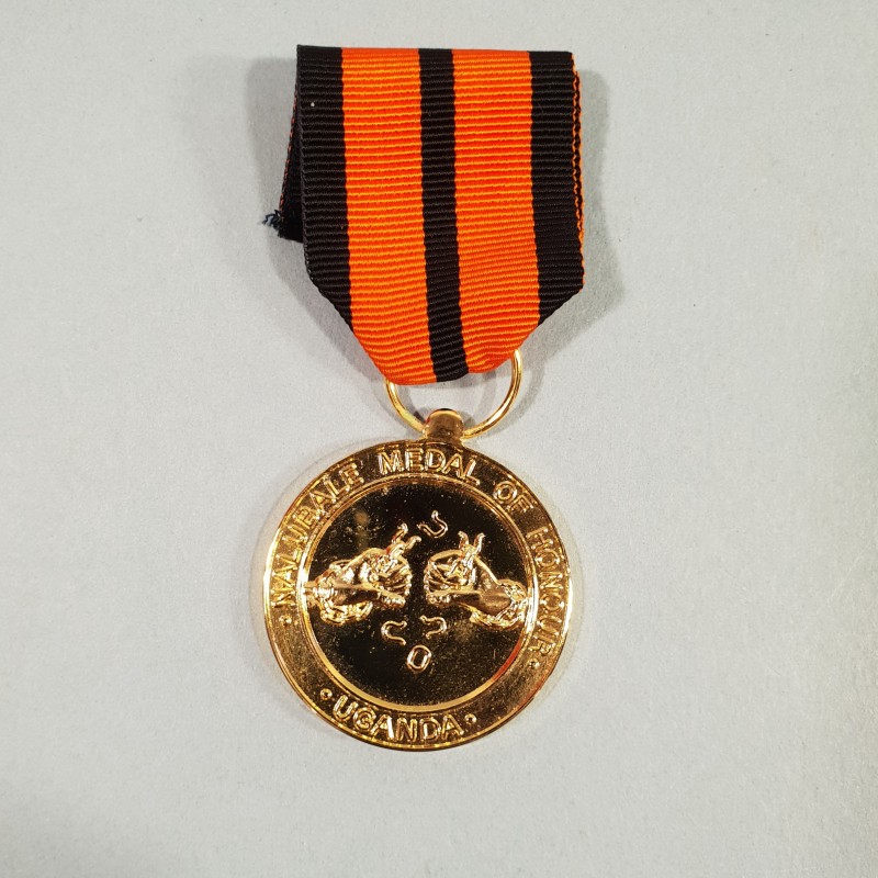 OUGANDA AFRIQUE DU SUD MEDAILLE DES VOLONTAIRES CIVILS NALUBALE MECDAILLE D'HONEUR SOUTH AFRICA UGANDA MEDAL °