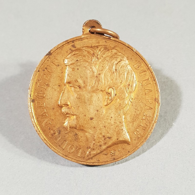 MEDAILLE NAPOLEON BONAPARTE ACCLAMATION EN FAVEUR DU PLEBISCITE DU 2 DECEMBRE 1851 OUI A 7 500 000