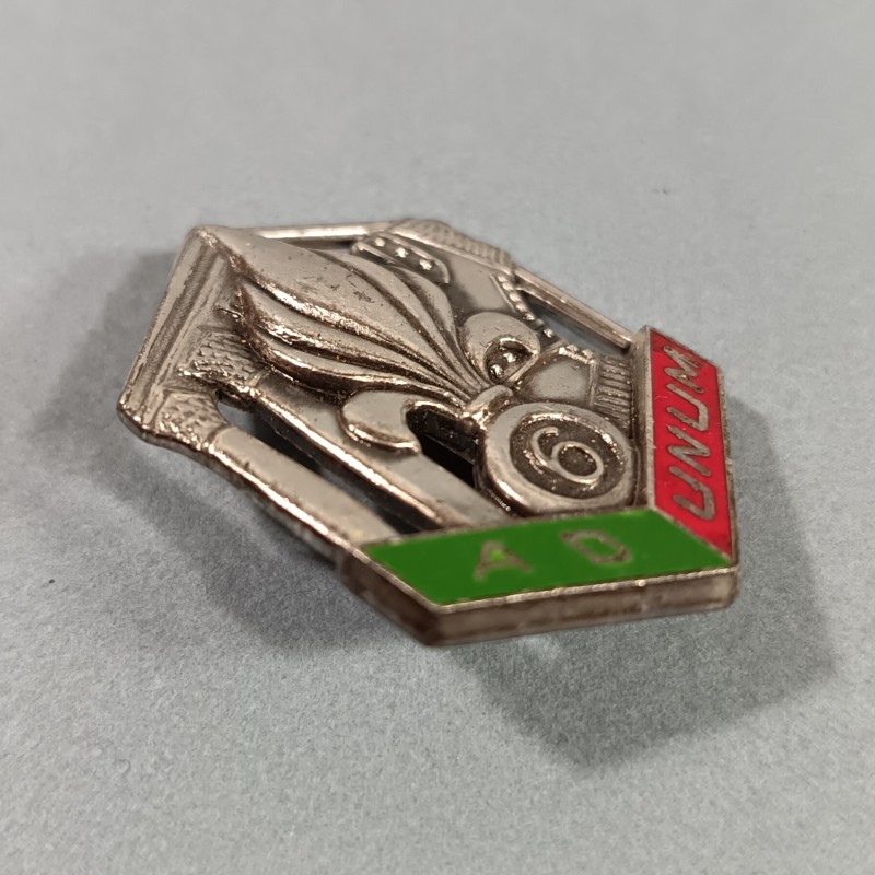 INSIGNE MILITAIRE 6 ème REG REGIMENT DU GENIE LEGION ETRANGERE FABRICATION EN ARGENT FIA G.4157 1984-1994 GD