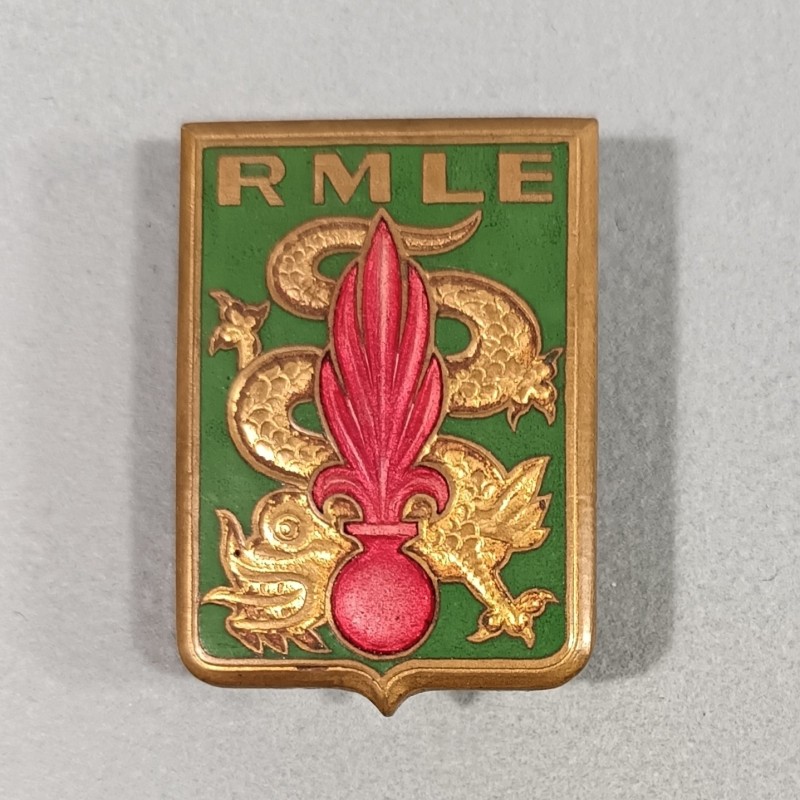 INSIGNE MILITAIRE LEGION ETRANGERE RMLE 2 ème REI REGIMENT DE MARCHE DE LA LEGION ETRANGERE EN INDOCHINE