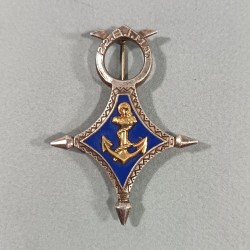 INSIGNE MILITAIRE 22 ème BIMA BATAILLON D'INFANTERIE DE MARINE NIGER SAHARIEN FABRICATION DRAGO PARIS G1527